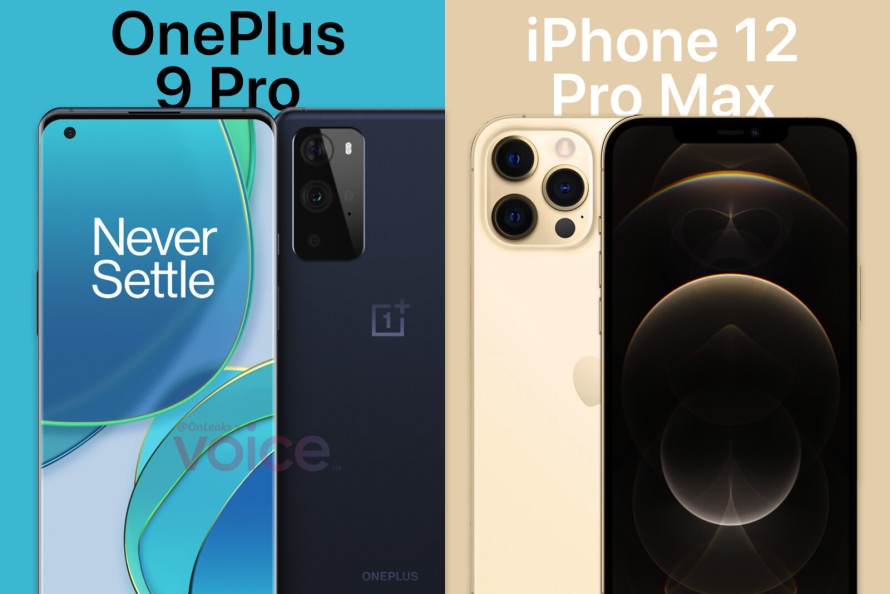 مقایسه OnePlus 9 Pro و آیفون ۱۲ پرو مکس