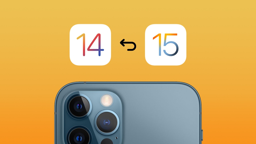 دانگرید از iOS 15 به iOS 14